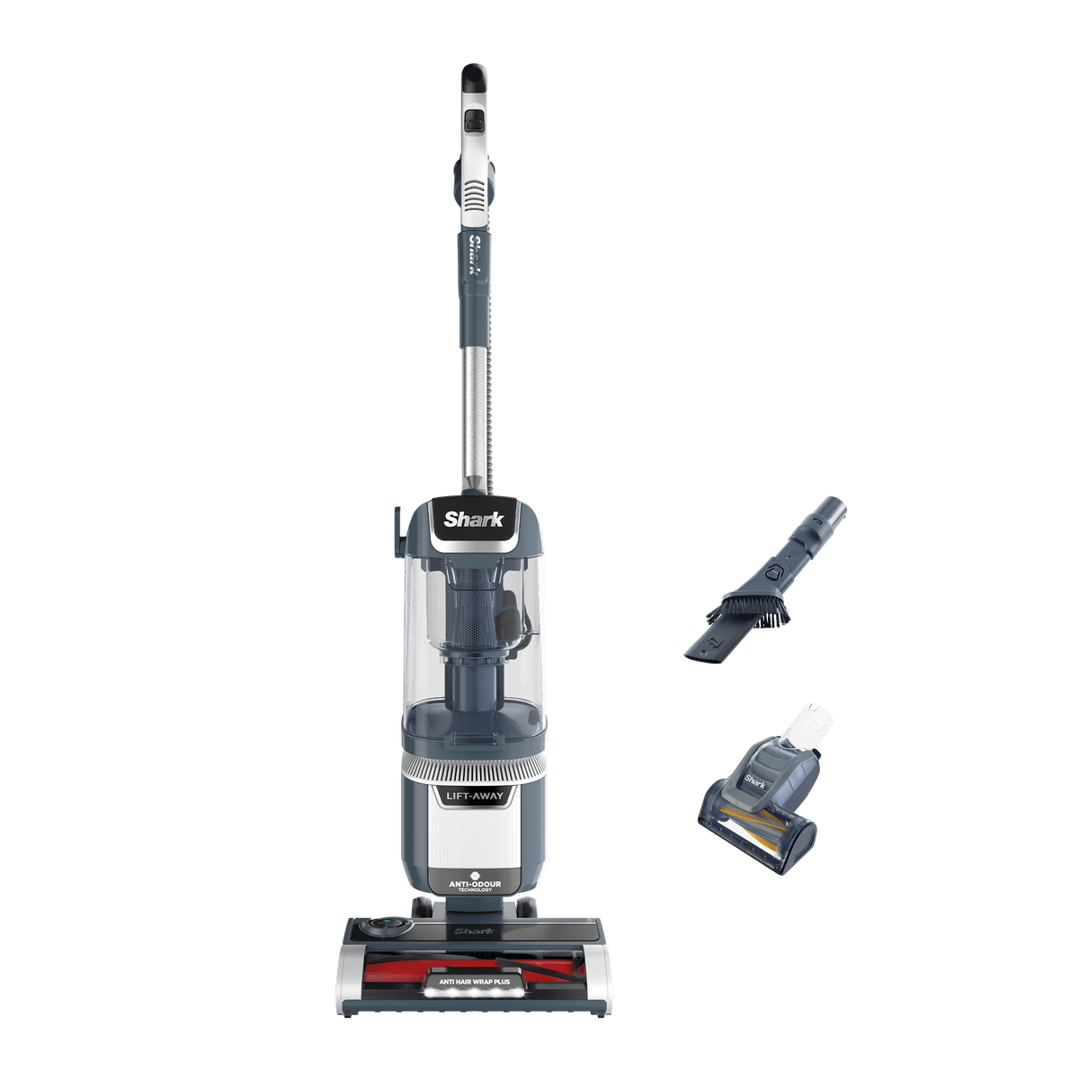 Shark Anti Hair Wrap Plus Upright Pet Vacuum with Lift-Away in Smoky Grey | NZ780UKT | by SharkNinja