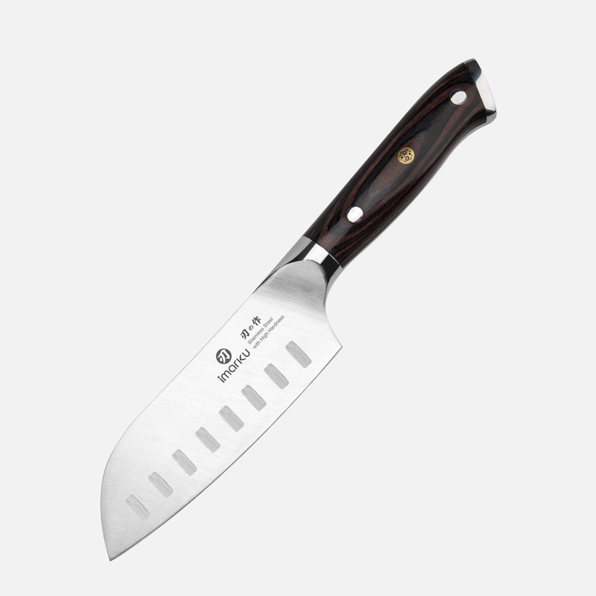 5-Inch Santoku Knife Ultra-Sharp Japanese Chef Knife for Thin Cutting