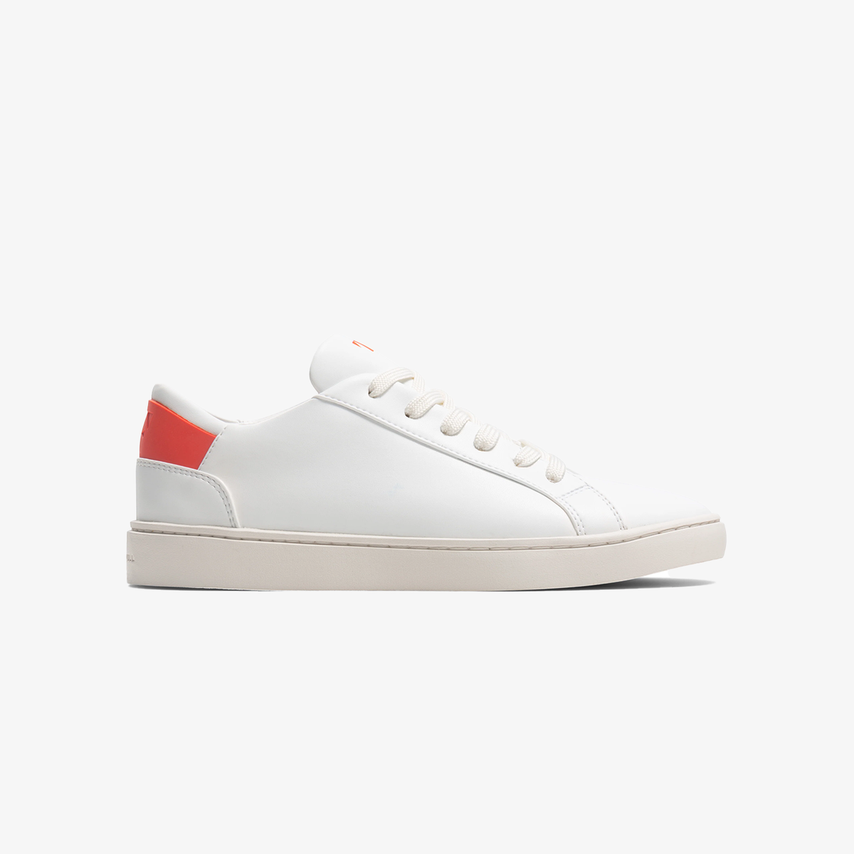 Men's Lace Up | White-Flame Red | Size: 8