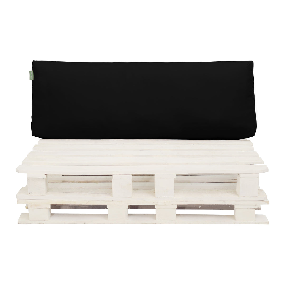 Water-Resistant Euro Pallet Back Cushions Outdoor Pallet Furniture Cushions - Black