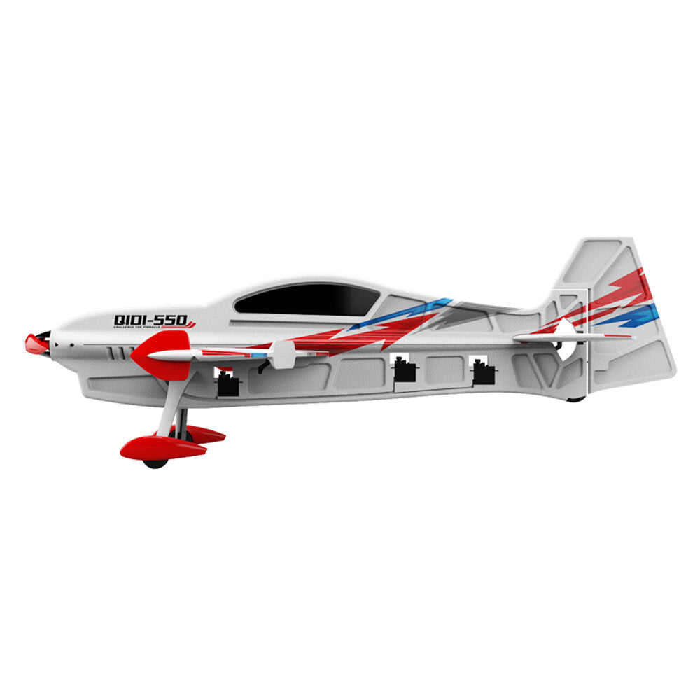 QIDI-550 SWIFT-ONE Sky Challenger 505mm Wingspan 2.4GHz 6CH EPP RC Airplane Glider with 6-axis Gyro - BNF with S.FHSS(without remote control) / Red