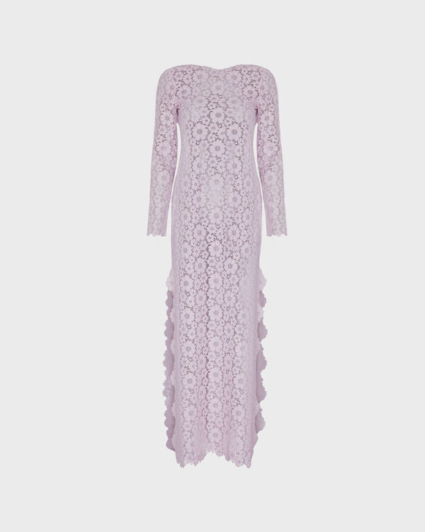 Vilebrequin - Women Long Dress Flowers Lace - Dress - Renata - Pink - Size M