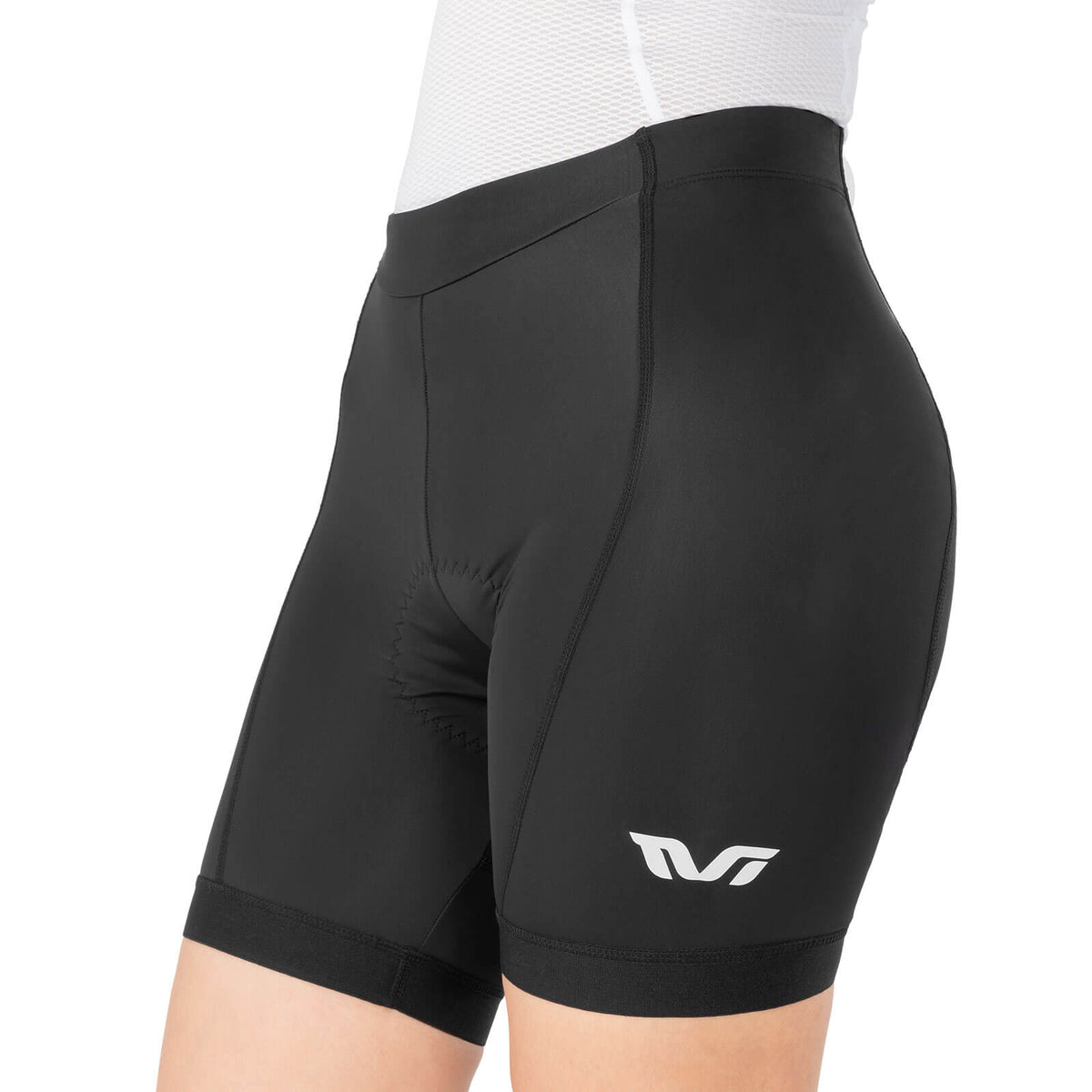 TVI Damen Radlerhose Gepolstert Fahrradhose Schnell Trocknend - EU XXS / Asien XS