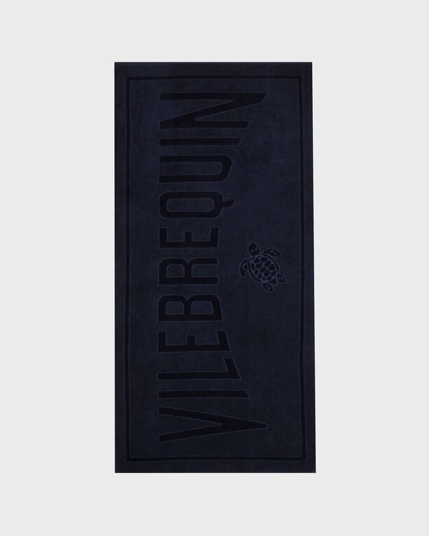 Vilebrequin - Solid Organic Cotton Beach Towel - Towel - Sand - Blue - Size OSFA
