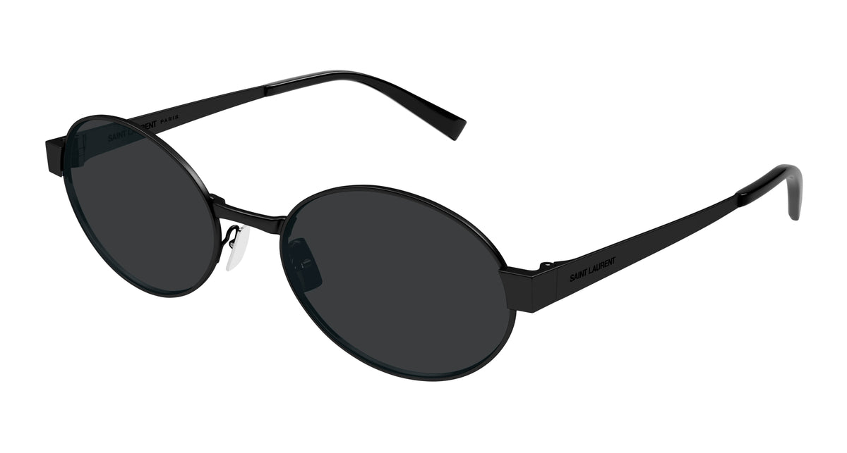 SAINT LAURENT SL 692 001 Woman Sunglasses Metal Black Black Round