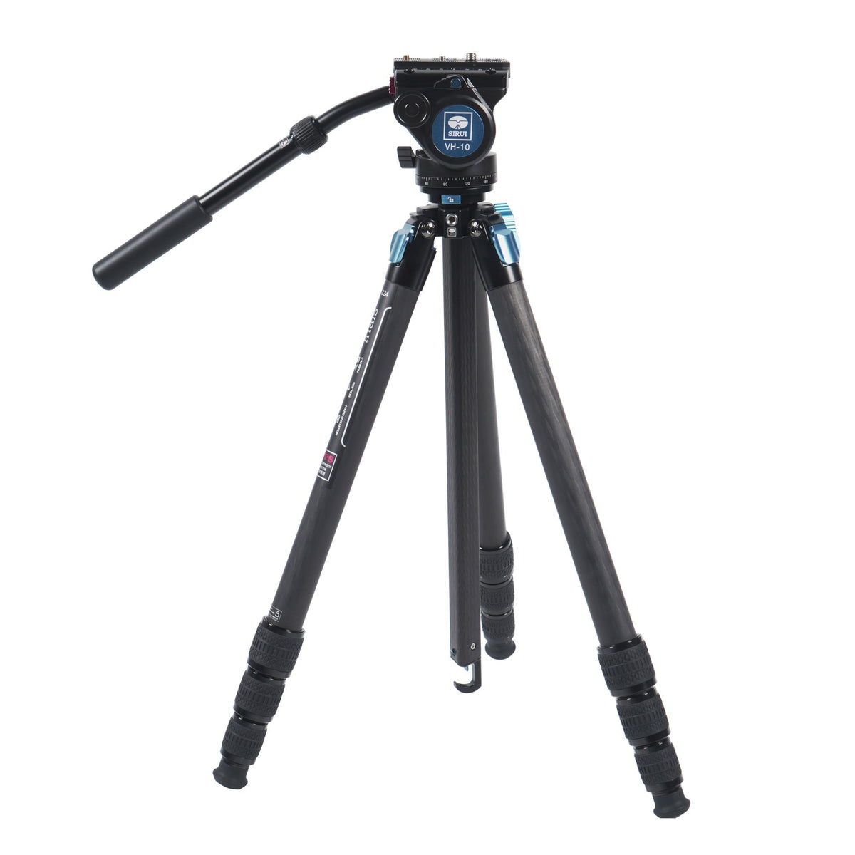SIRUI ST-224 Superb Travel Dreibeinstativ Carbon 185 cm mit Videokopf VH-10 wasserdicht ST-Serie