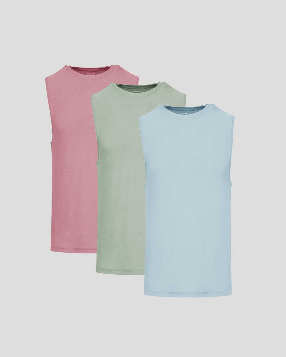 True Classic Limited Spring Sleeveless Active Muscle T-Shirt 3-Pack | Small