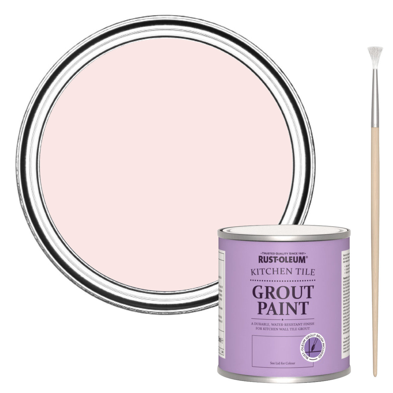 Rust-Oleum Pink Kitchen Grout Paint - Strawberry Vanilla 250ml