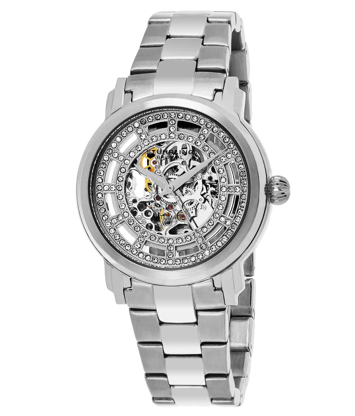 Legacy 445 Automatic 36mm Skeleton - Silver Case / Silver Stainless Steel Bracelet Deployant Buckle