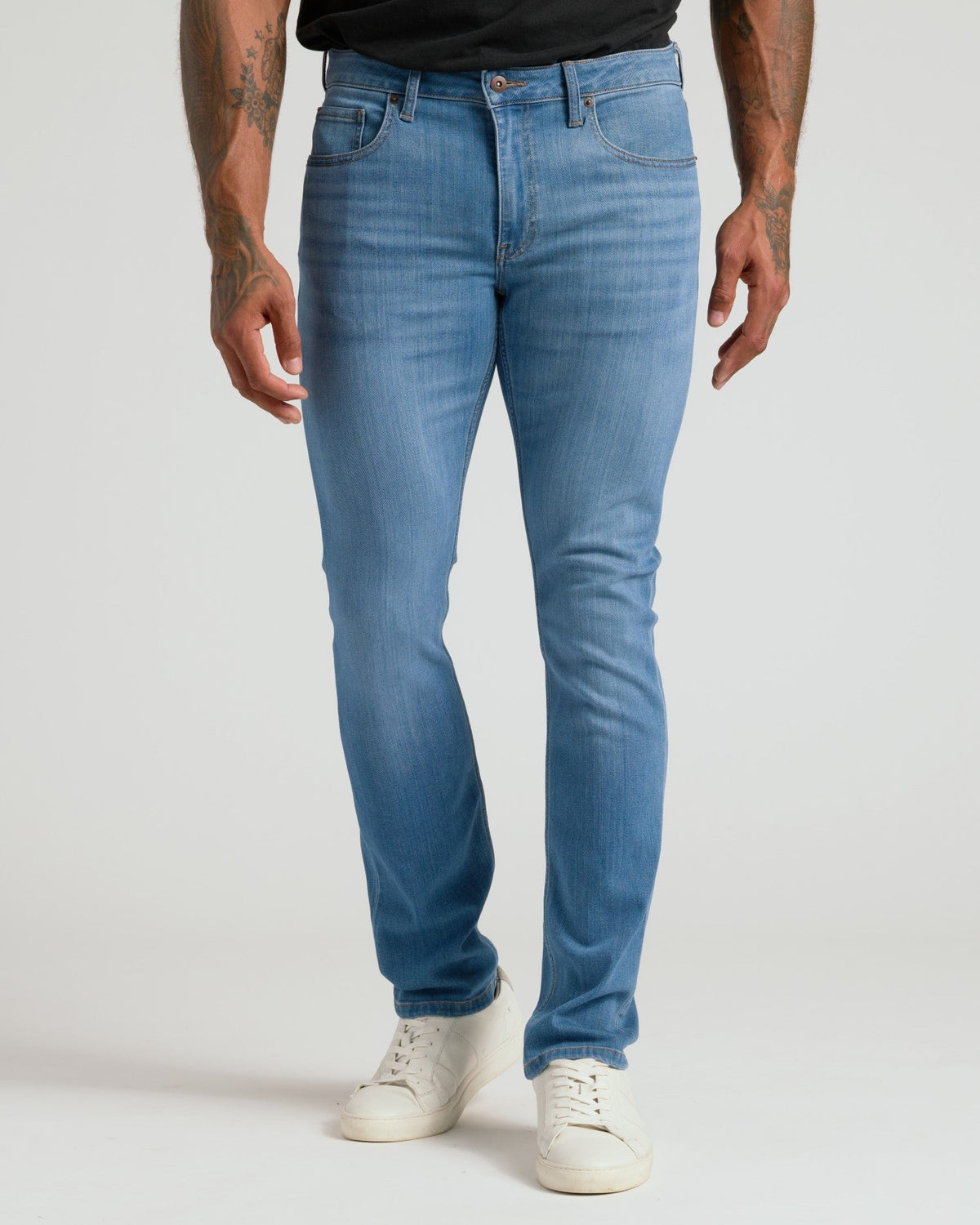 True Classic Medium Indigo Blue Wash Slim Comfort Stretch Jeans | 30