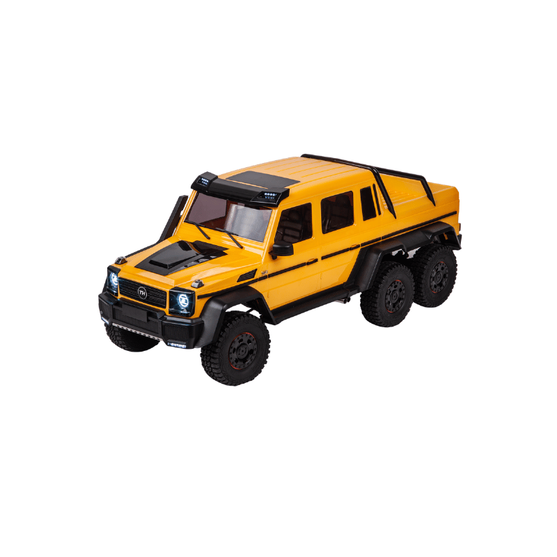 Traction Hobby BG630 Pro 1/8 Scale Portal Axle 6x6 6WD Off Road Brushed RC Rock Crawler - Yellow / Sea freight (20-40 days)