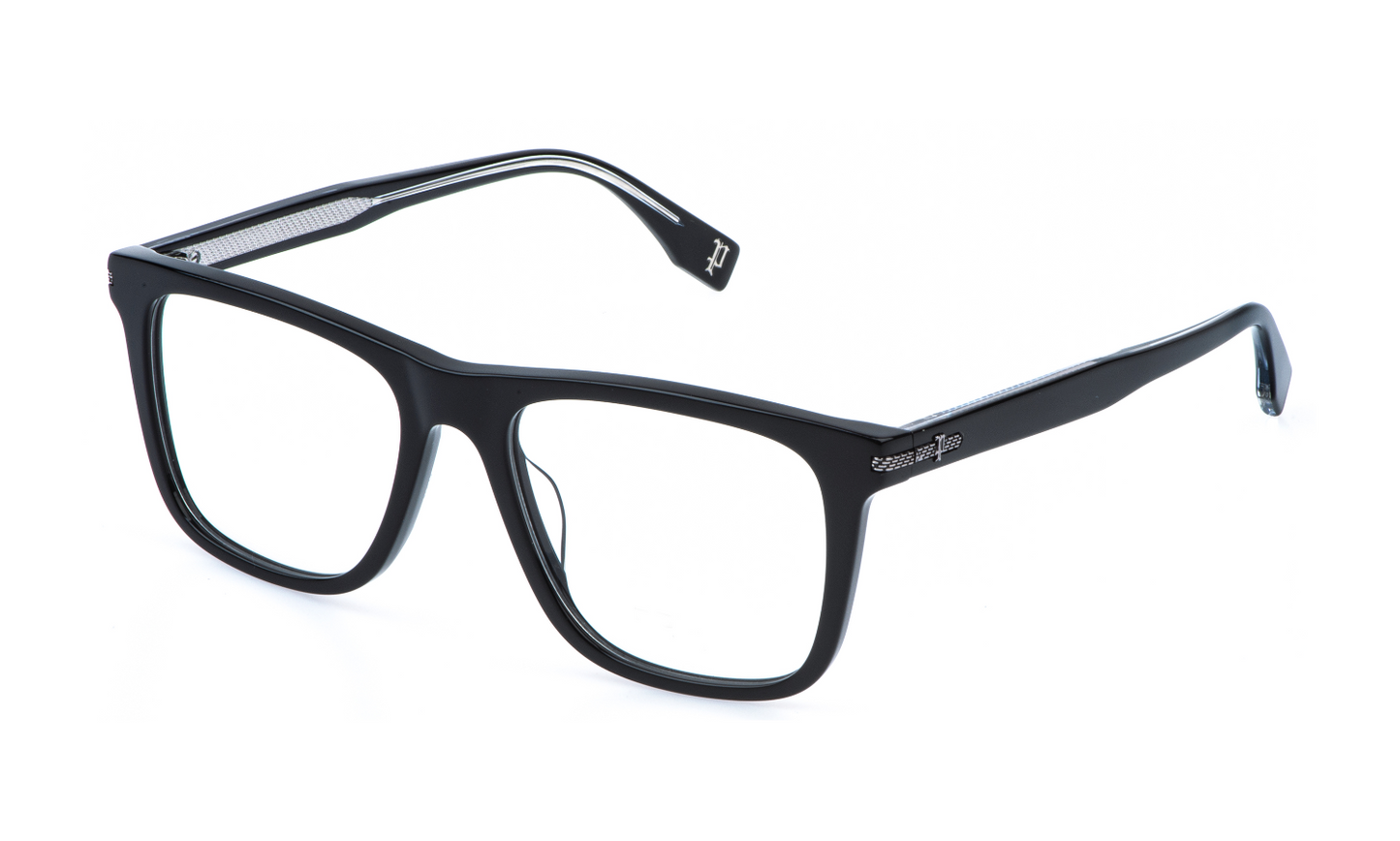Police VPLR62 GRIND 4 700 Man Optical frames Acetate Black Squared