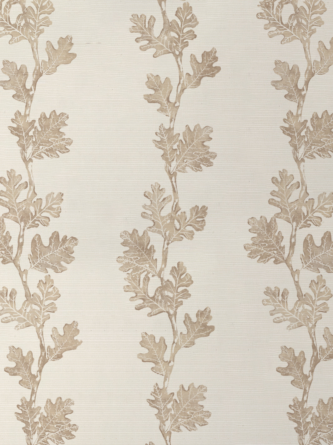 'Valley Oak Stripe' Grasscloth Wallpaper by Nathan Turner - Neutral - Grasscloth Roll