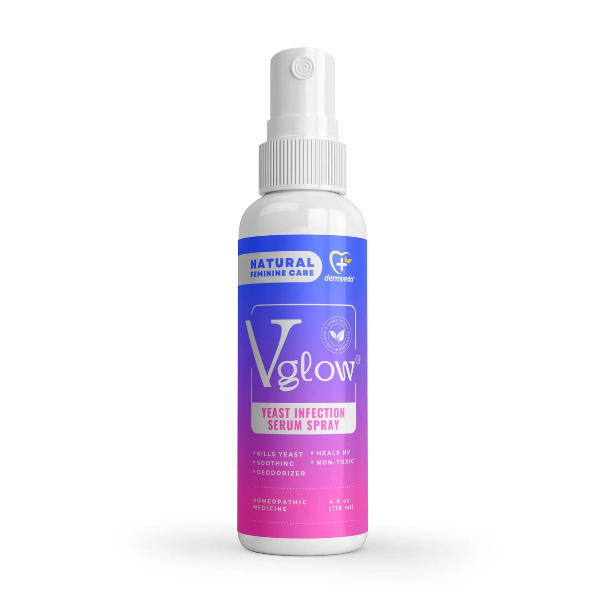 Dermveda Boric Acid Spray for Women - Yeast Infection & Vaginal Health