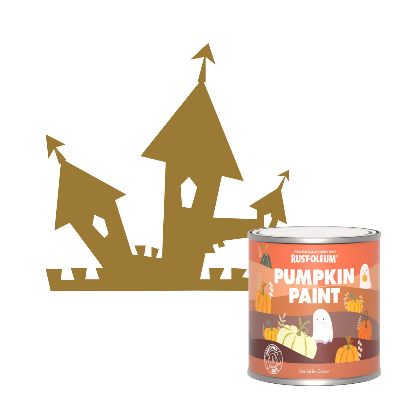 Rust-Oleum Yellow Pumpkin Paint - Wet Harvest 250ml
