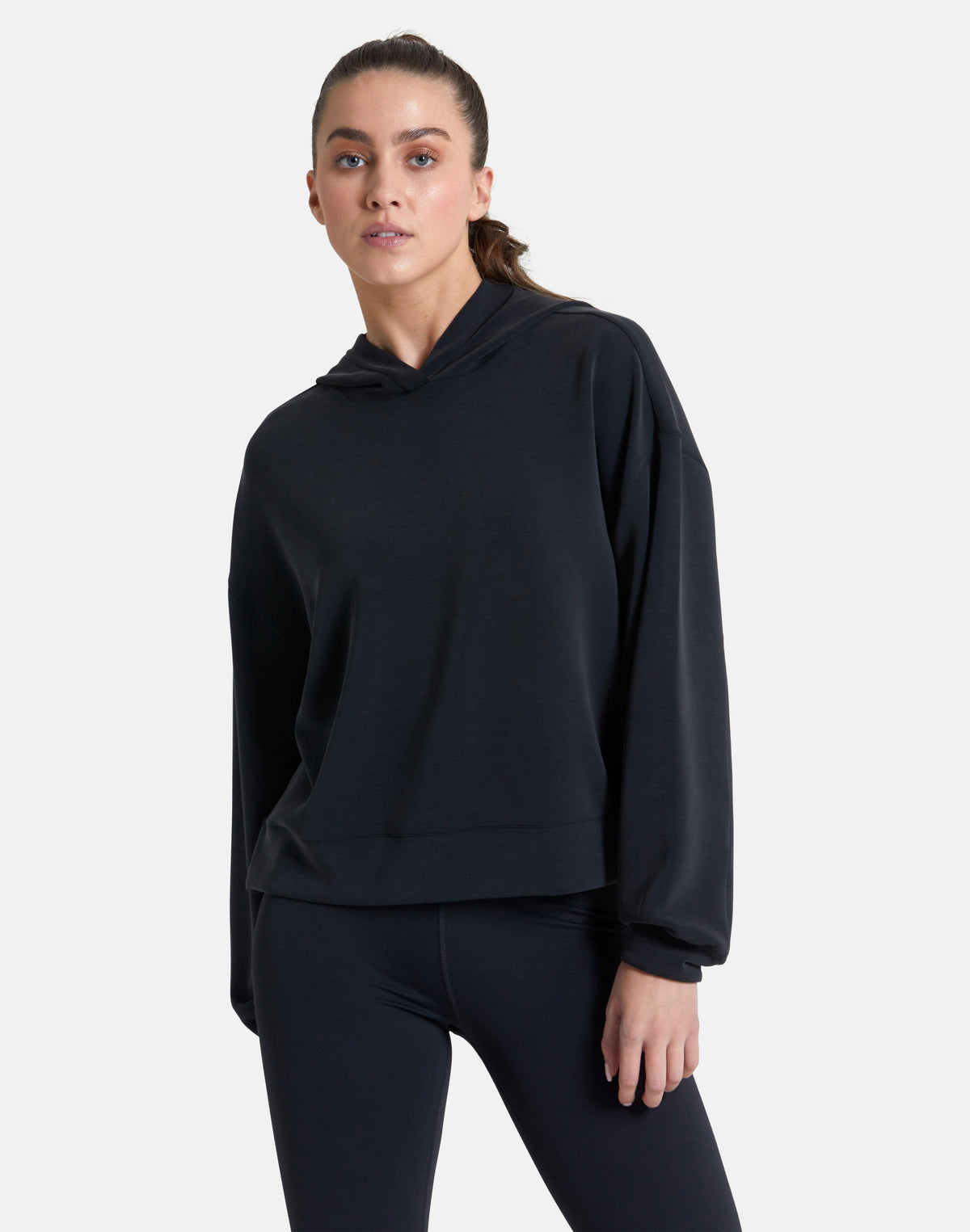 Adaptive Crop Hoodie in Black - XS/8 / Black