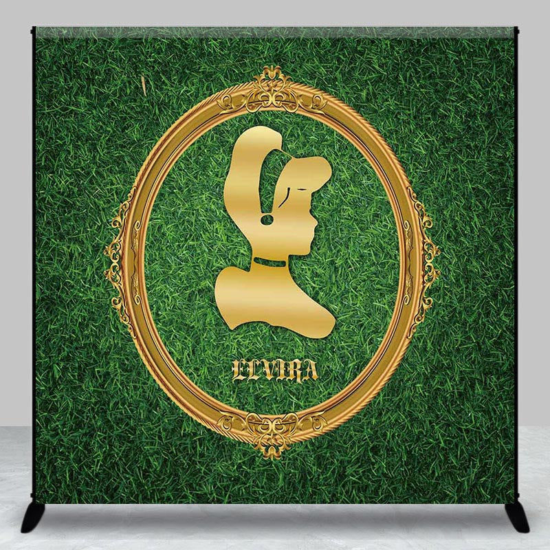 Greenery Princess Mirror Custom Birthday Backdrop - Aperturee