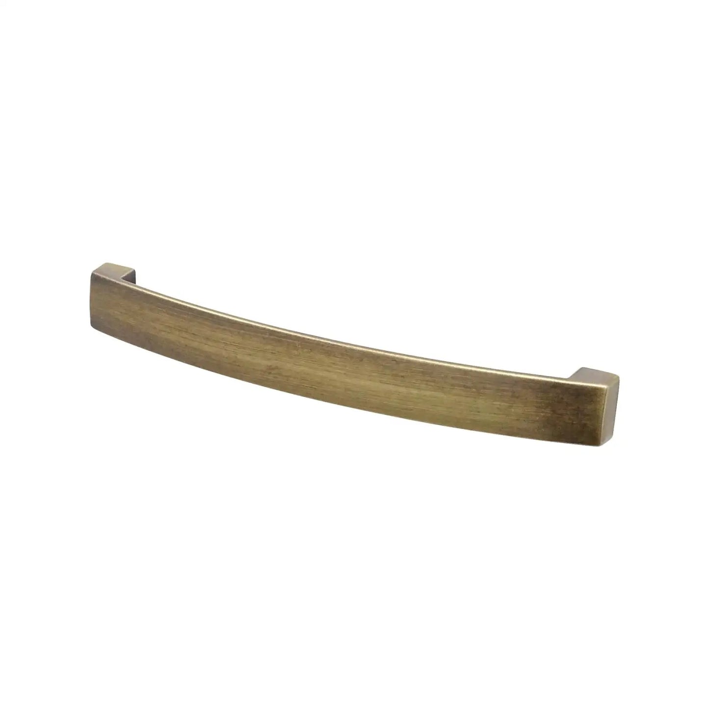 Asteria - Bow Kitchen Cupboard Handle - Antique Brass