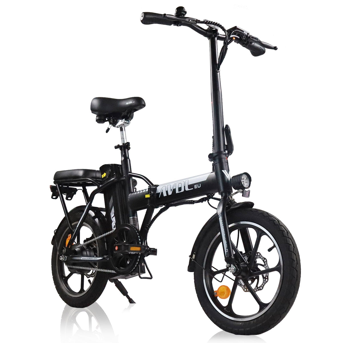 AVDL A10 250W Folding Electric Bike with 16-inch Wheels and 410Wh Battery