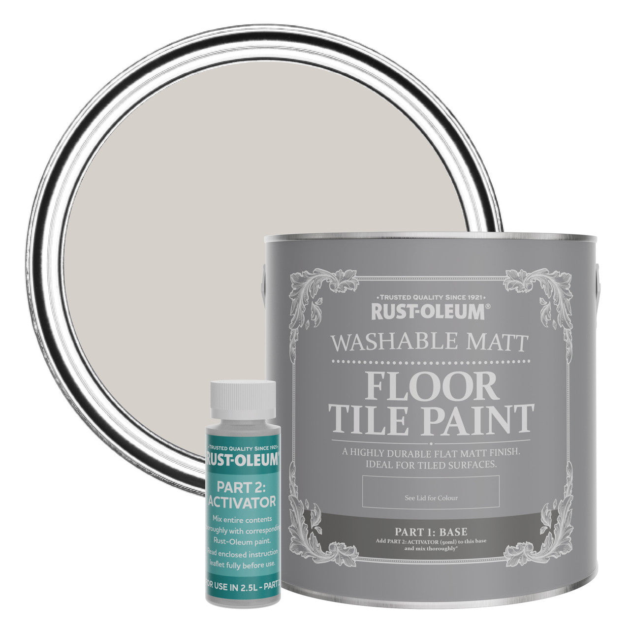 Rust-Oleum Purple Matt Floor Tile Paint - Babushka 2.5L