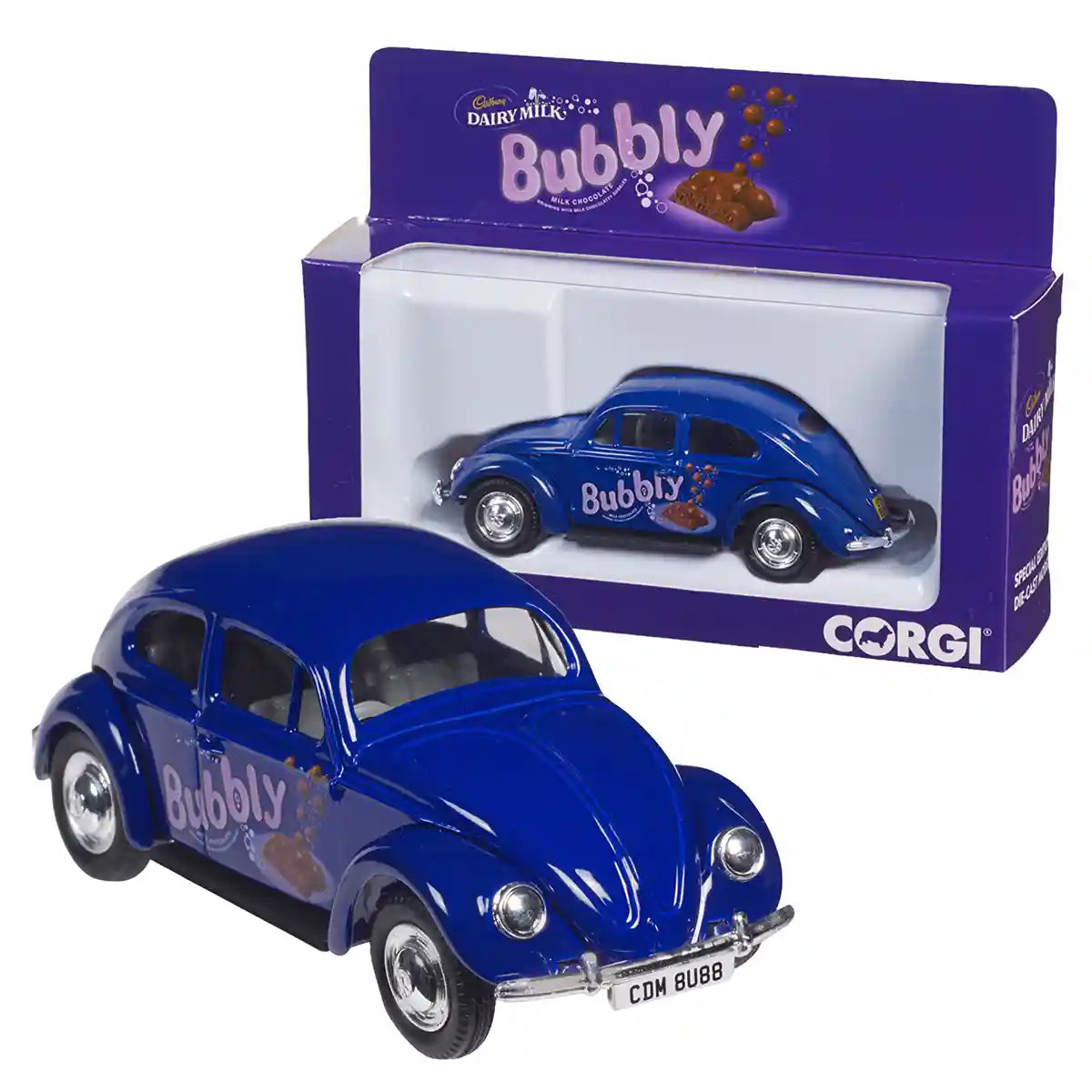 Cadbury Dairy Milk Bubbly VW Beetle Corgi Car