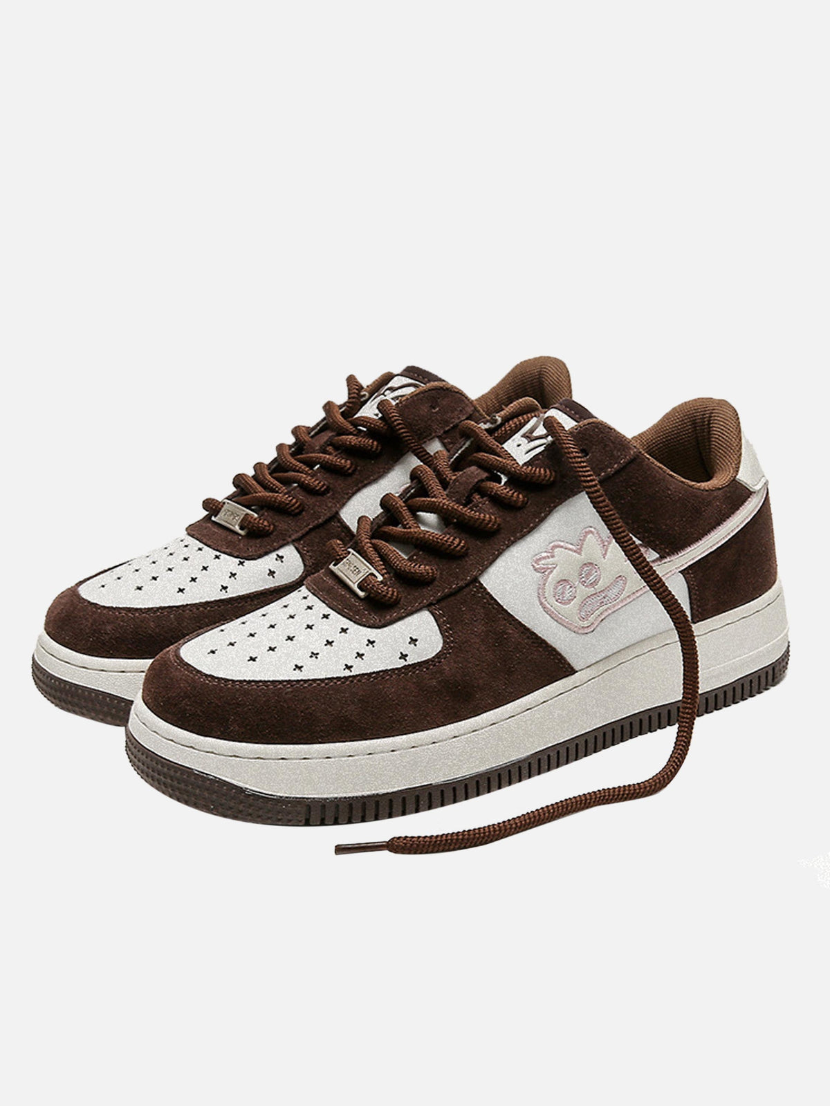 Little Monster Sneakers - Dark Brown / 36