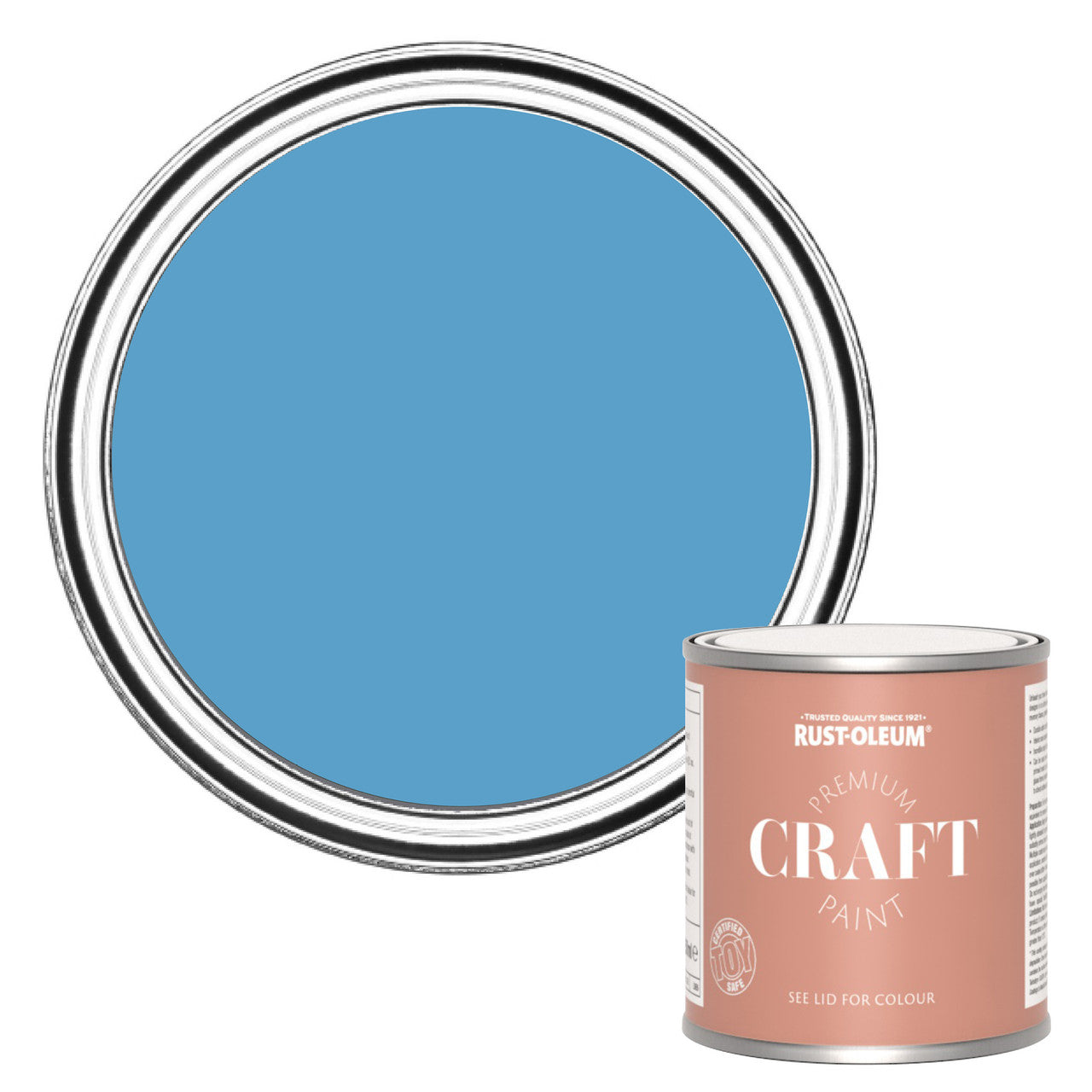 Rust-Oleum Blue Premium Craft Paint - Cerulean 250ml