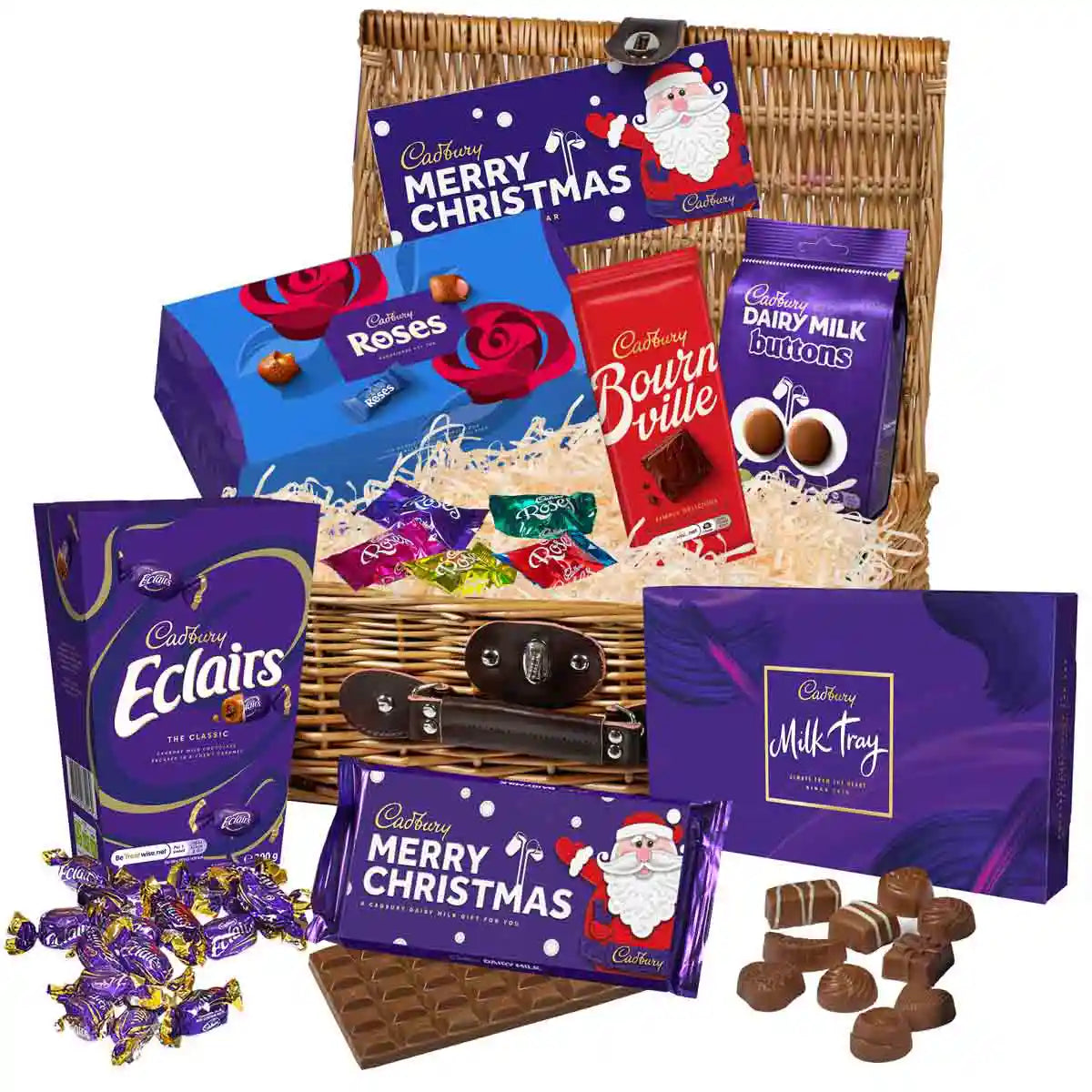 Cadbury Merry Christmas Chocolate Basket