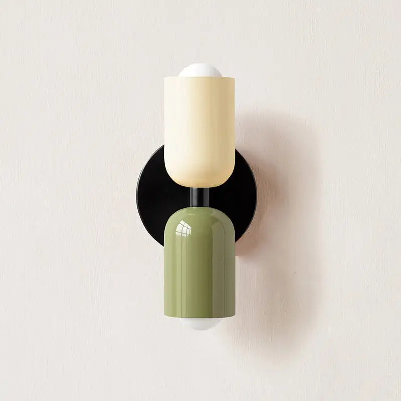 Olive Cream Wall Sconce - Cream / Pink / Hardwired