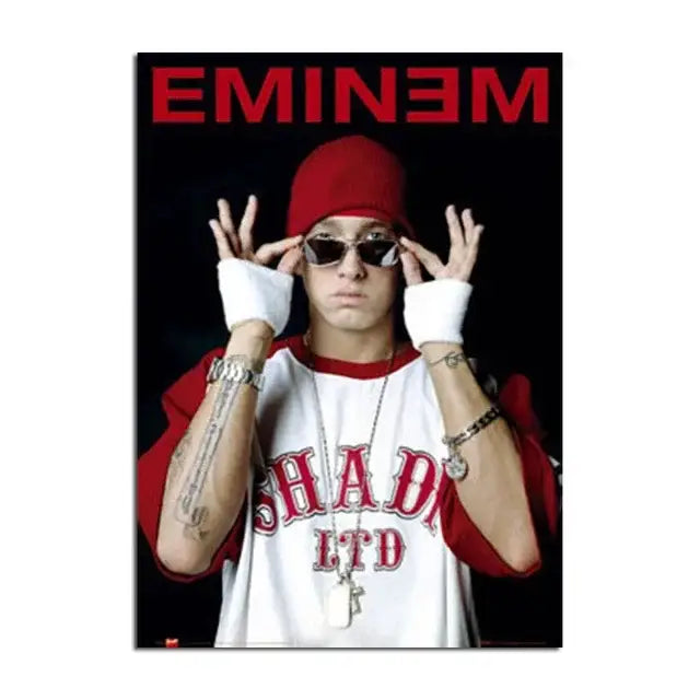 Canvas Rapper Poster - D / 50X70CMNoFrame