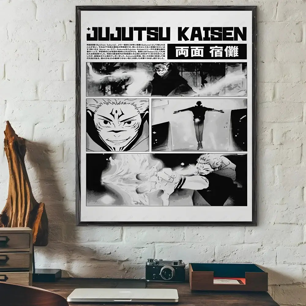 Black White Anime Poster - z10 / 40X50cmNoframe