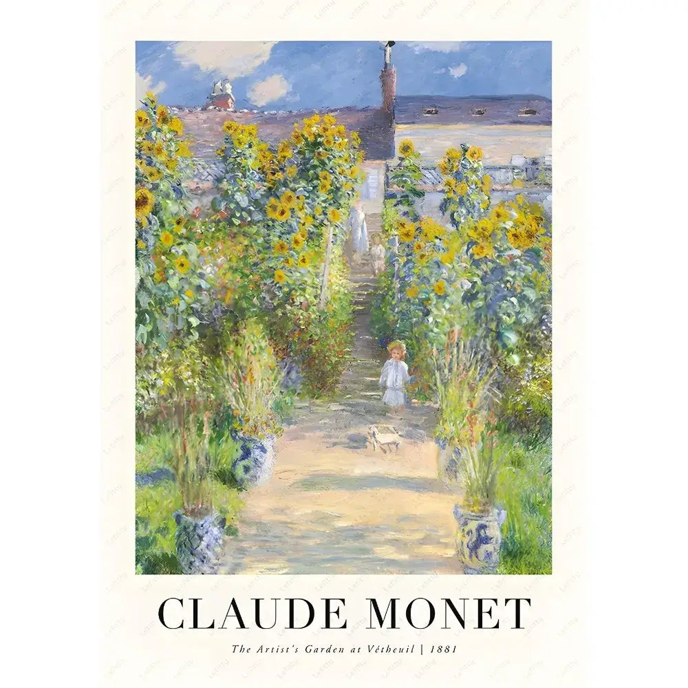 Monet Wildflower Poster Print - z18 / 30X40cmNoframe