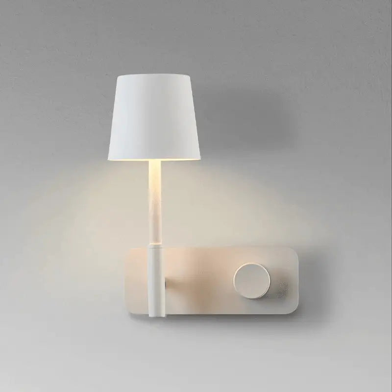 White Nordic Wall Light - Left