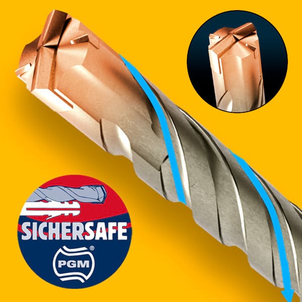 5x Bohrer SDS Plus Schaft - Ø:6.5 mm - GL: 260 mm