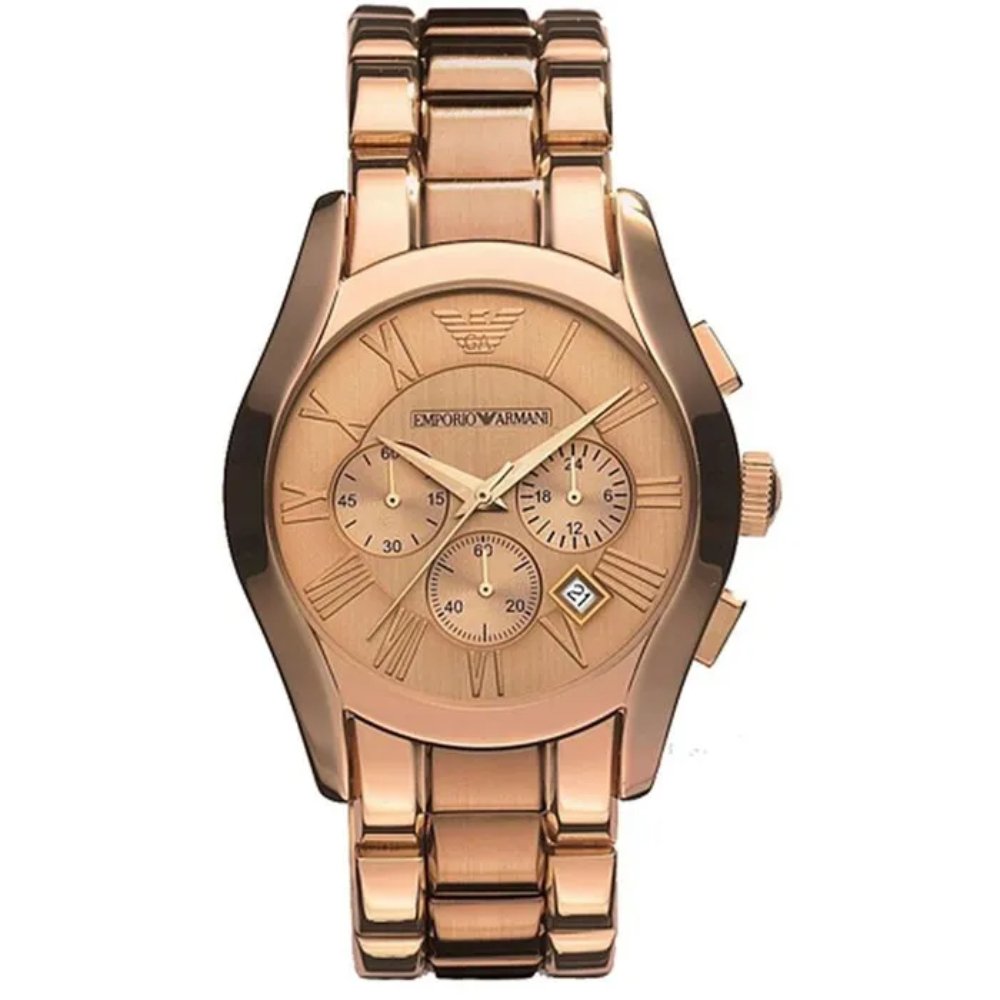 Emporio Armani AR0365 Rose Gold Chronograph Men's Watch