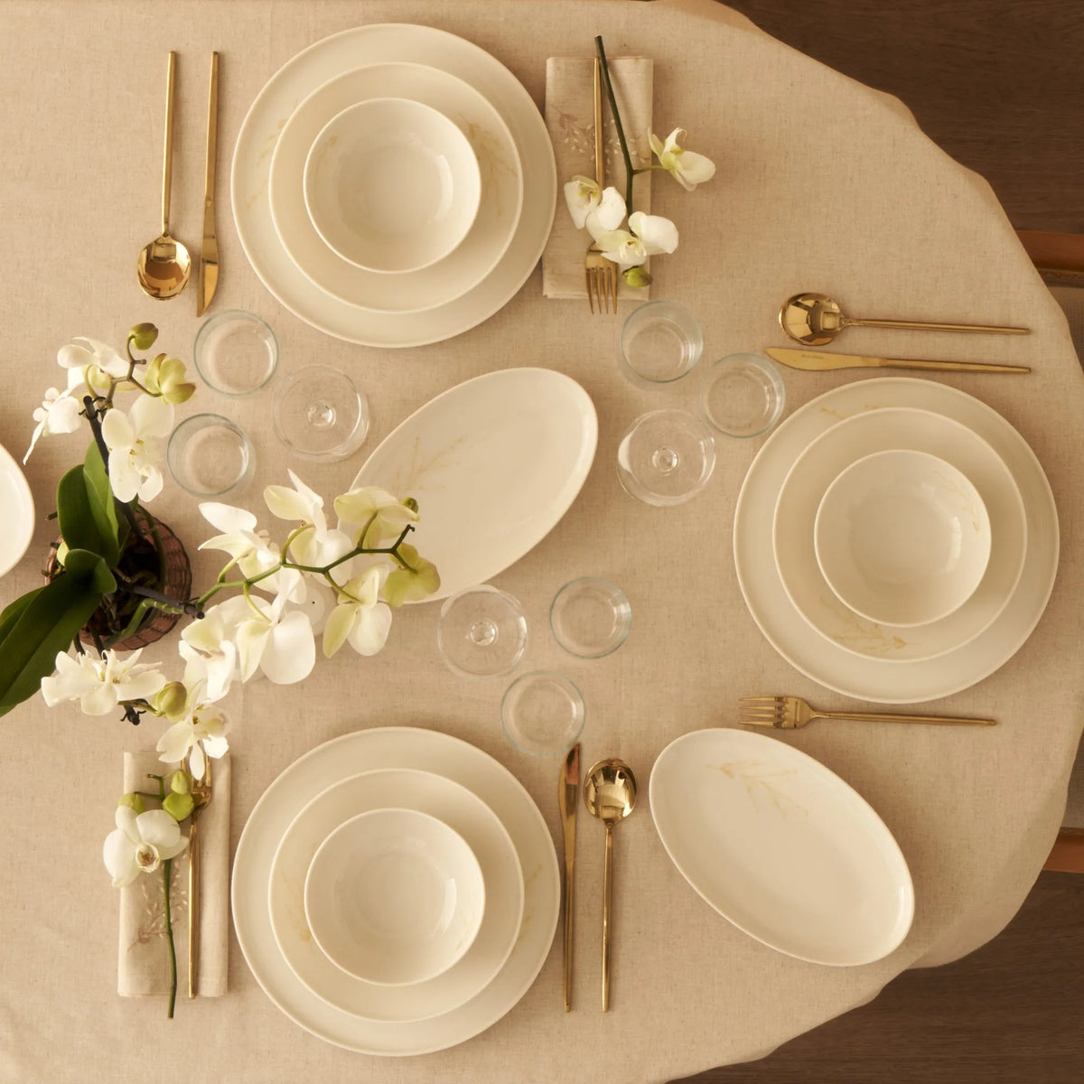 Exclusive Selection 29 Piece Porcelain Dinnerware Set