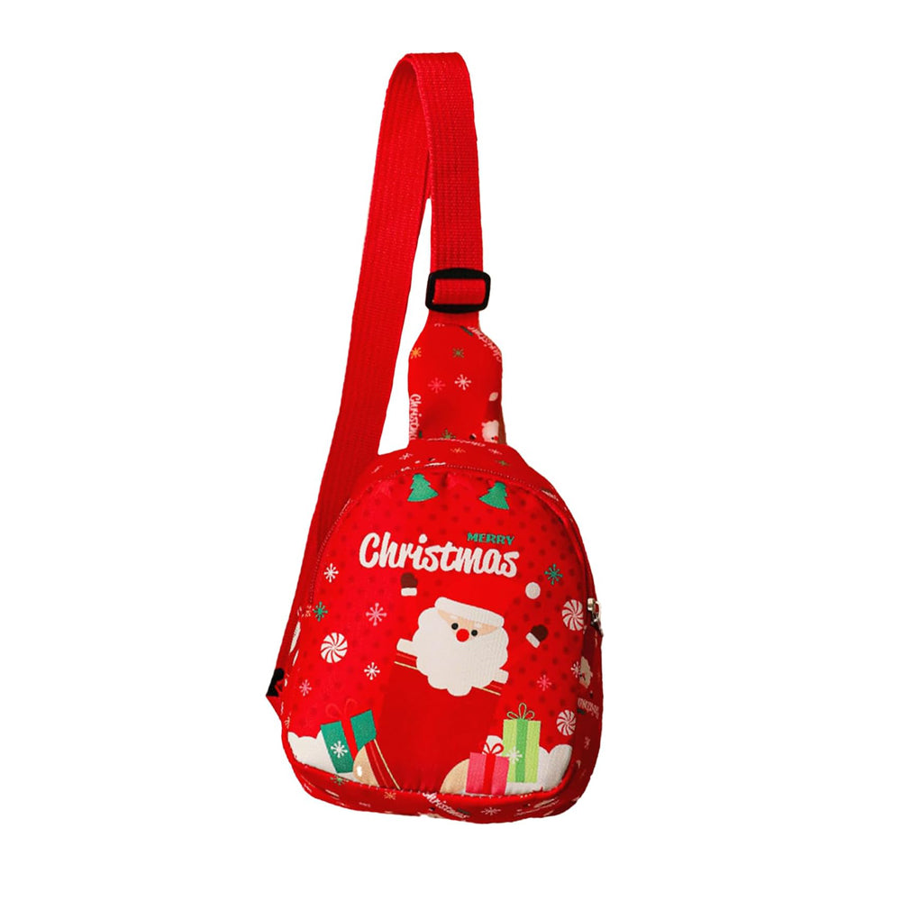 Festive Sling Backpack Purse - Red