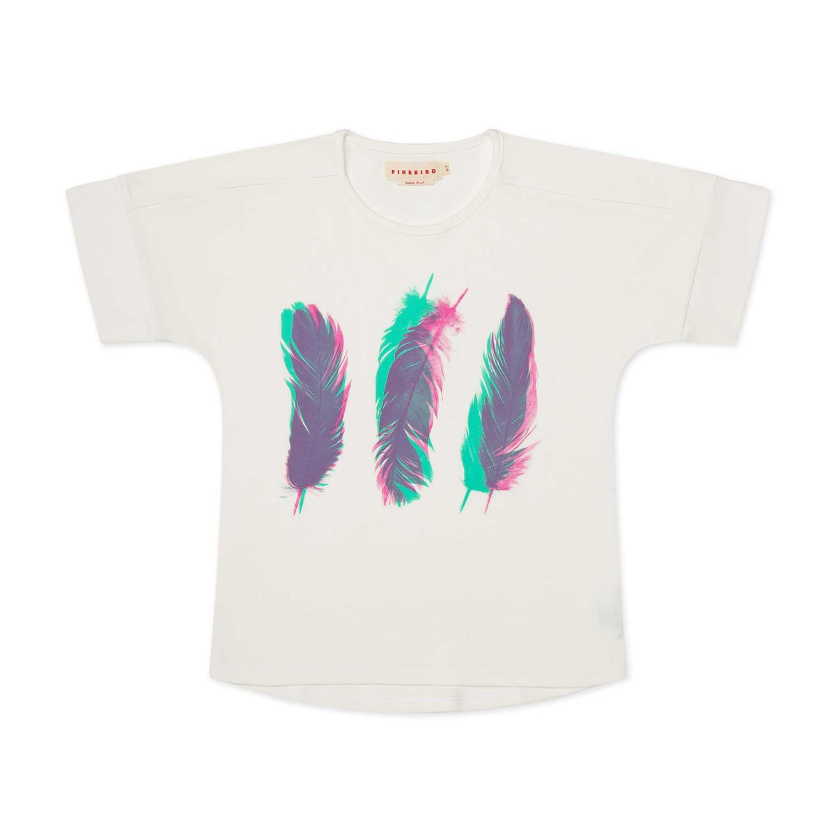 Three Feathers Graphic Tee | Size: 10-11