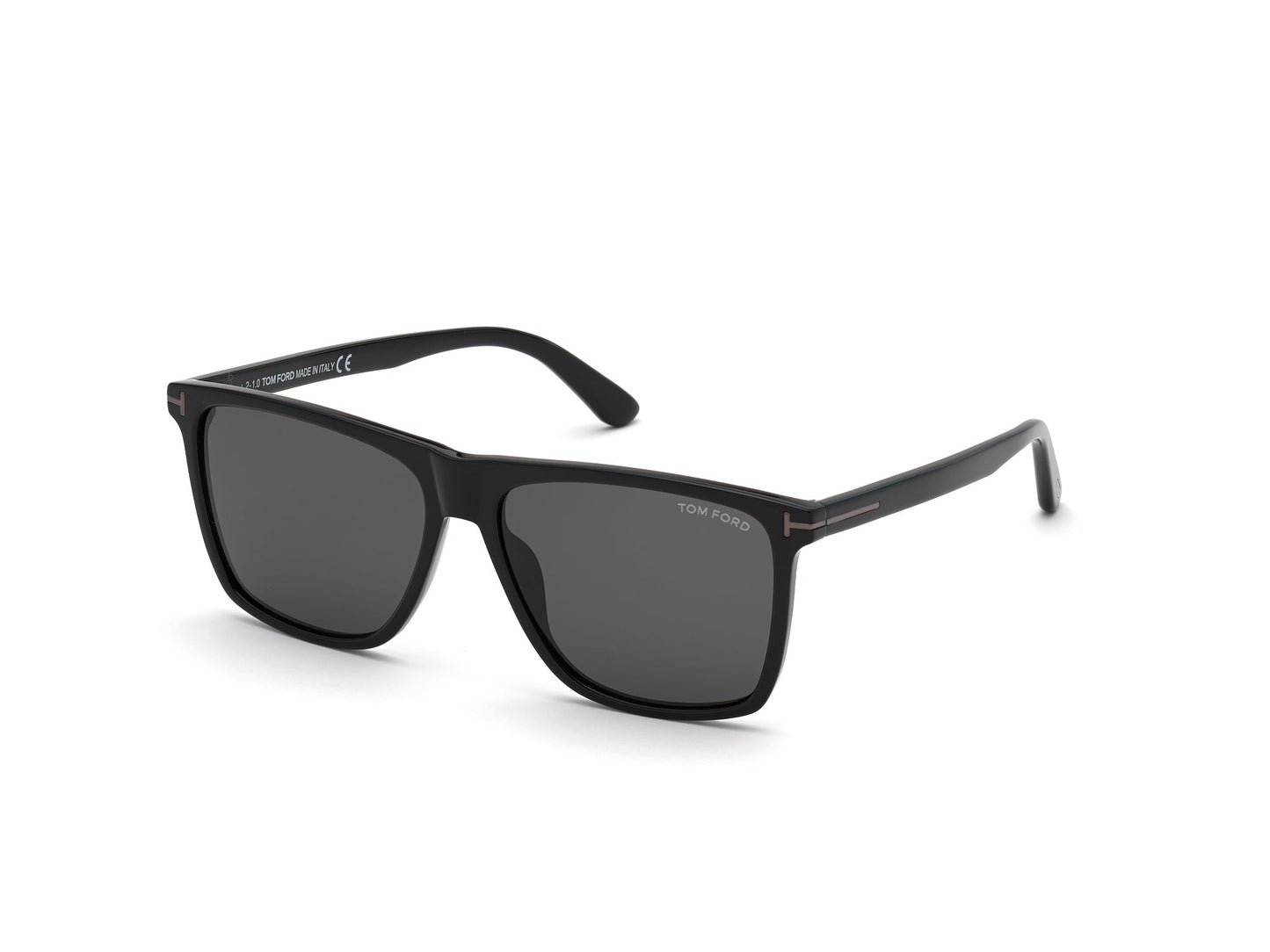 TOM FORD FT0832-N FLETCHER 01A Man Sunglasses Acetate Black Grey Squared Normal