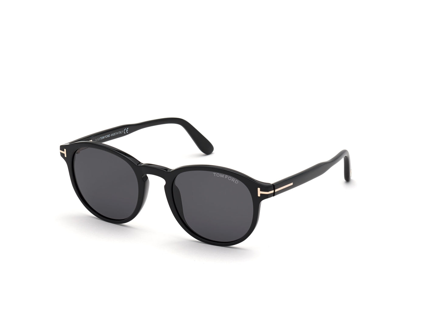 TOM FORD FT0834 DANTE 01A Man Sunglasses Acetate Black Grey Round Normal