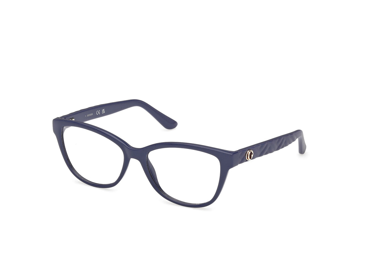 Guess GU50307 090 Woman Optical frames Acetate Blue Squared Normal
