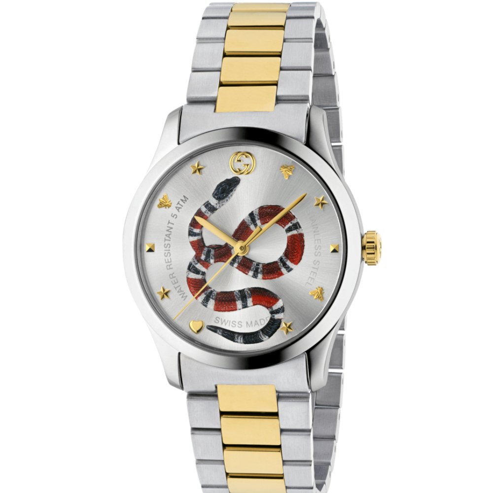 Gucci YA1264075 G-Timeless Two-Tone Men's Watch
