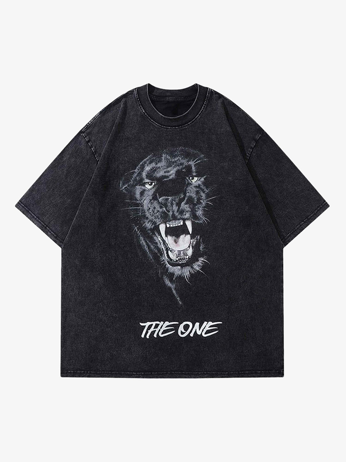 Thesupermade Black Panther Print T-shirt - Black / M