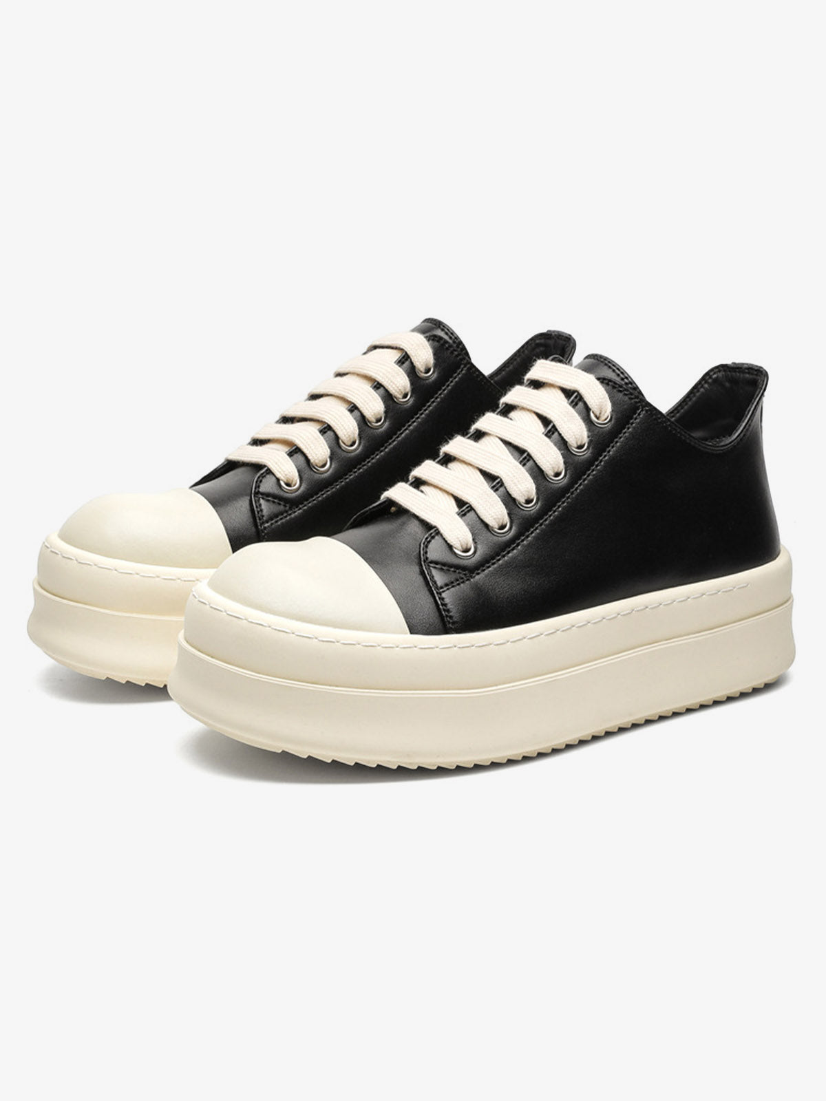 Low-top German Training Chunky Sneakers - Black / 39