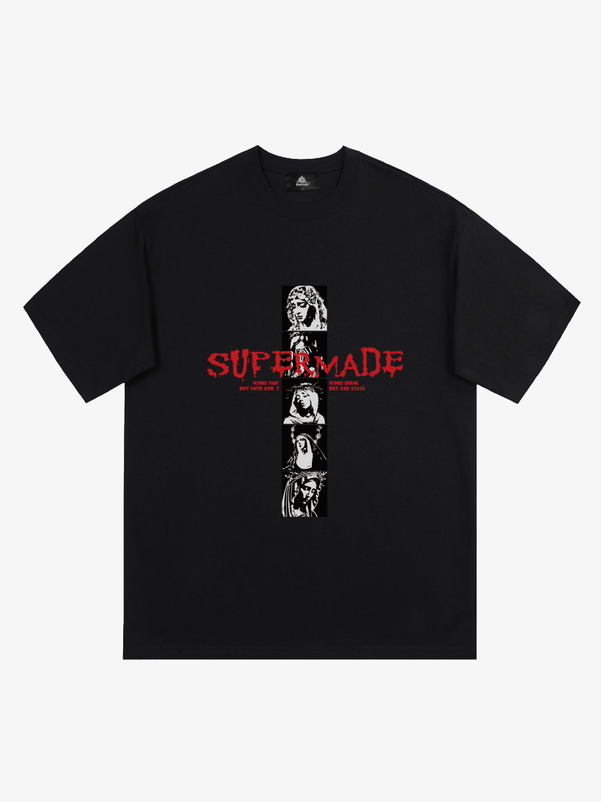 Mary Vintage-Inspired Graphic Design T-Shirt - Black / M