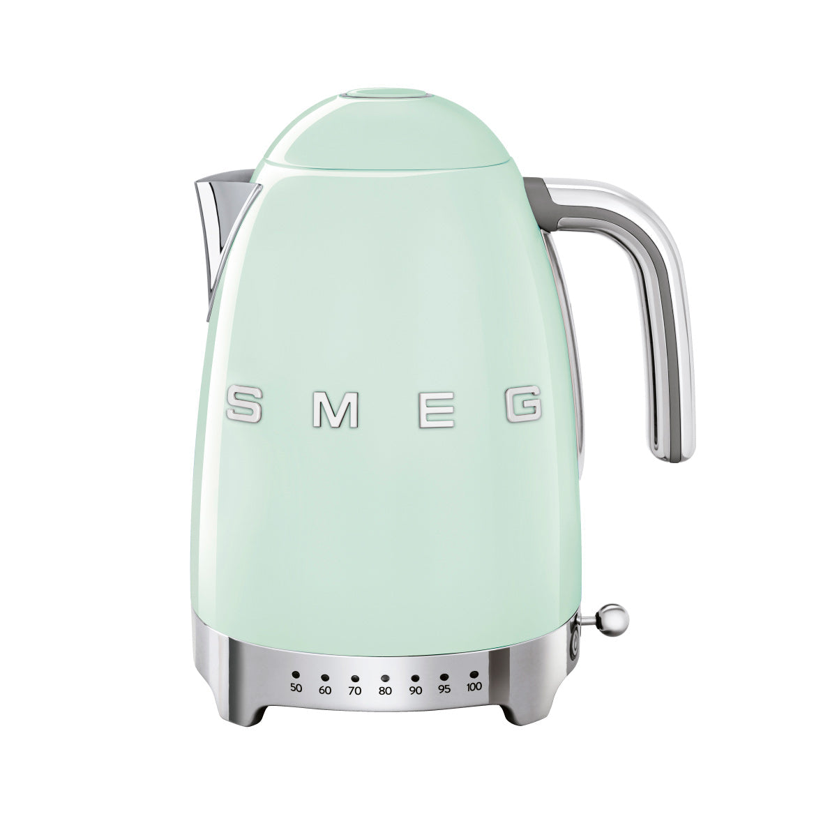 Smeg KLF04PGUK Retro Style 1.7L Jug Kettle in Pastel Green