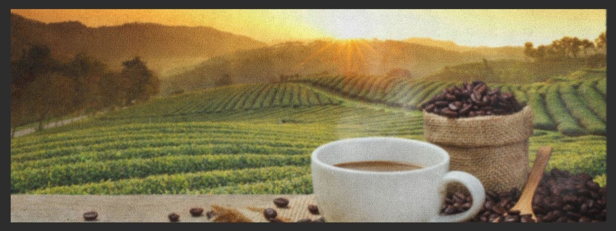Küchenteppich Kaffee 4347
