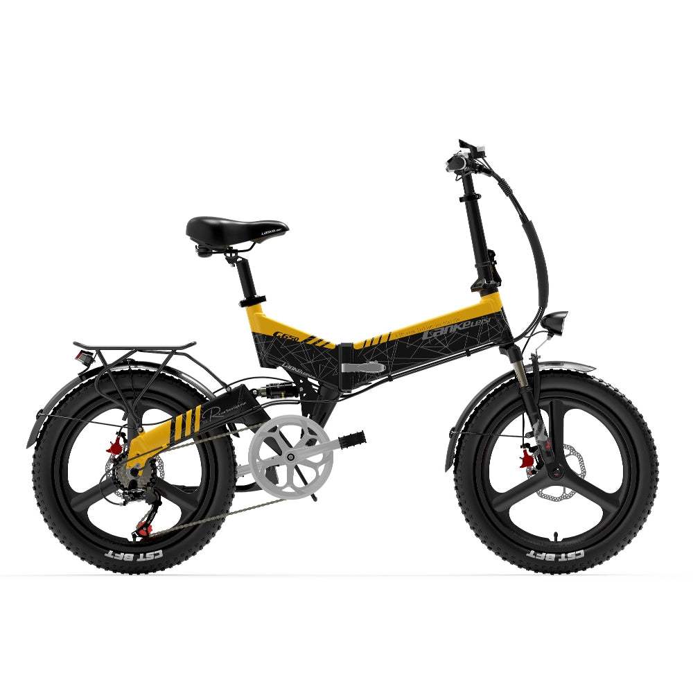 Lankeleisi G650 500W 20-Inch Folding Electric City Bike with 48V 12.8Ah 614Wh Battery
