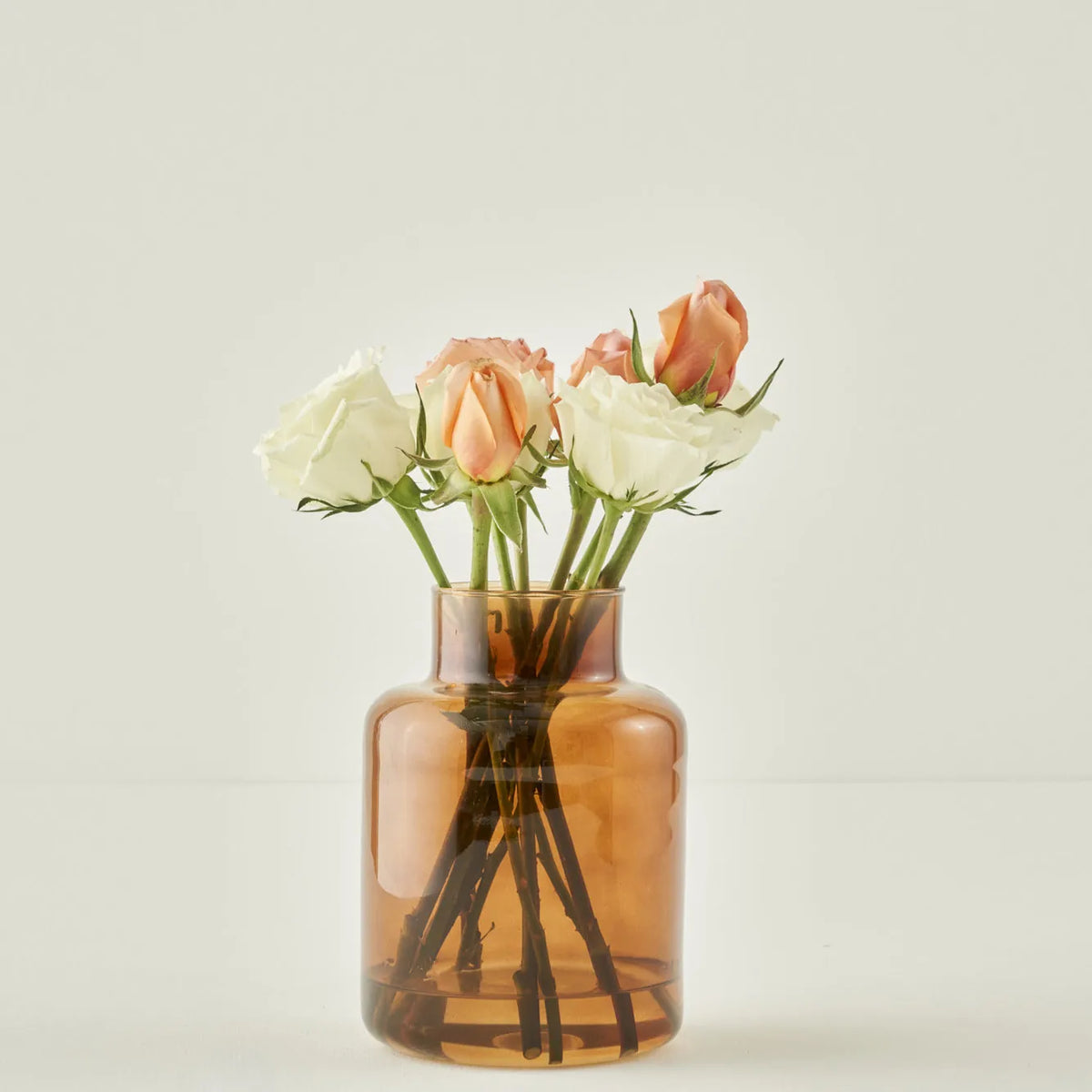 Lore Amber Glass Vase