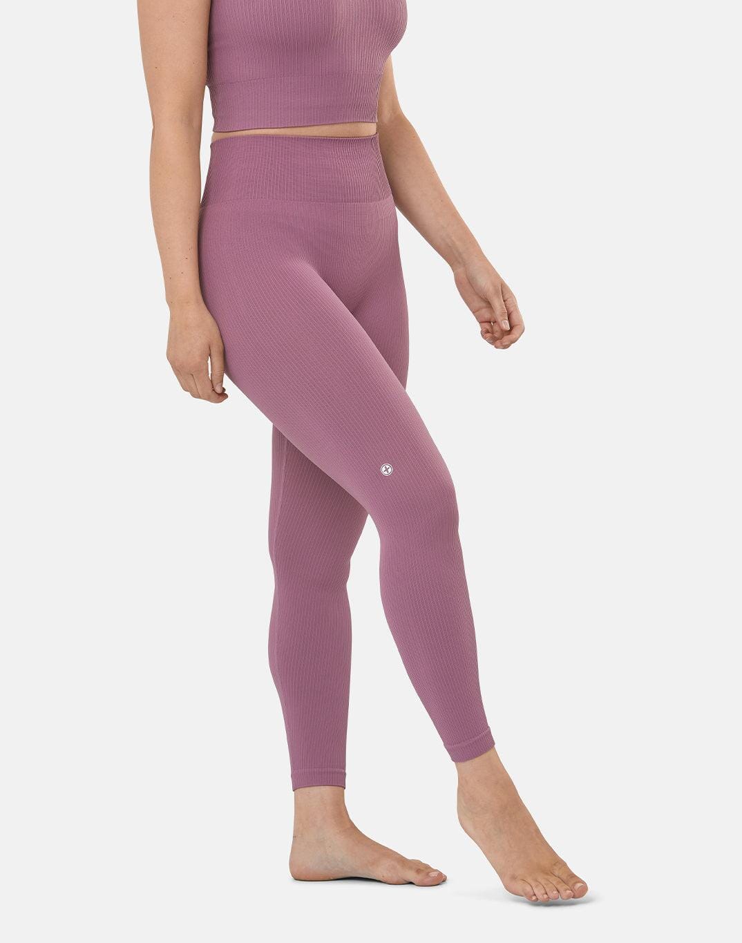 Lotus Rib Knit Legging in Desert Berry - S/6-10 / Desert Berry